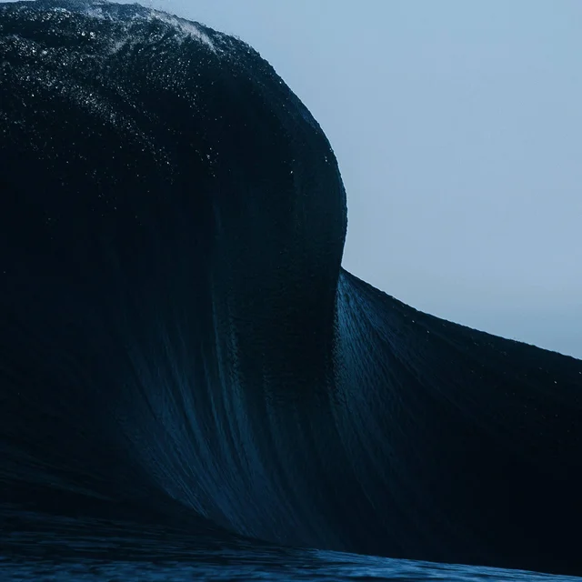 a wave, dominating the photo